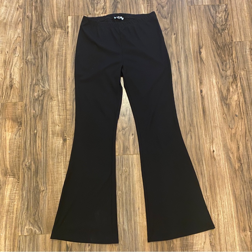 Ribbed Flare Pants